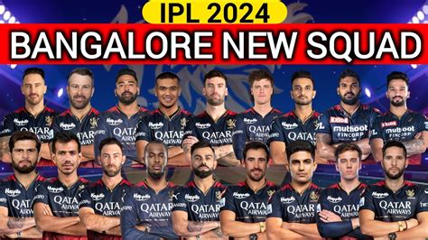 royal challengers bangalore squad 2024